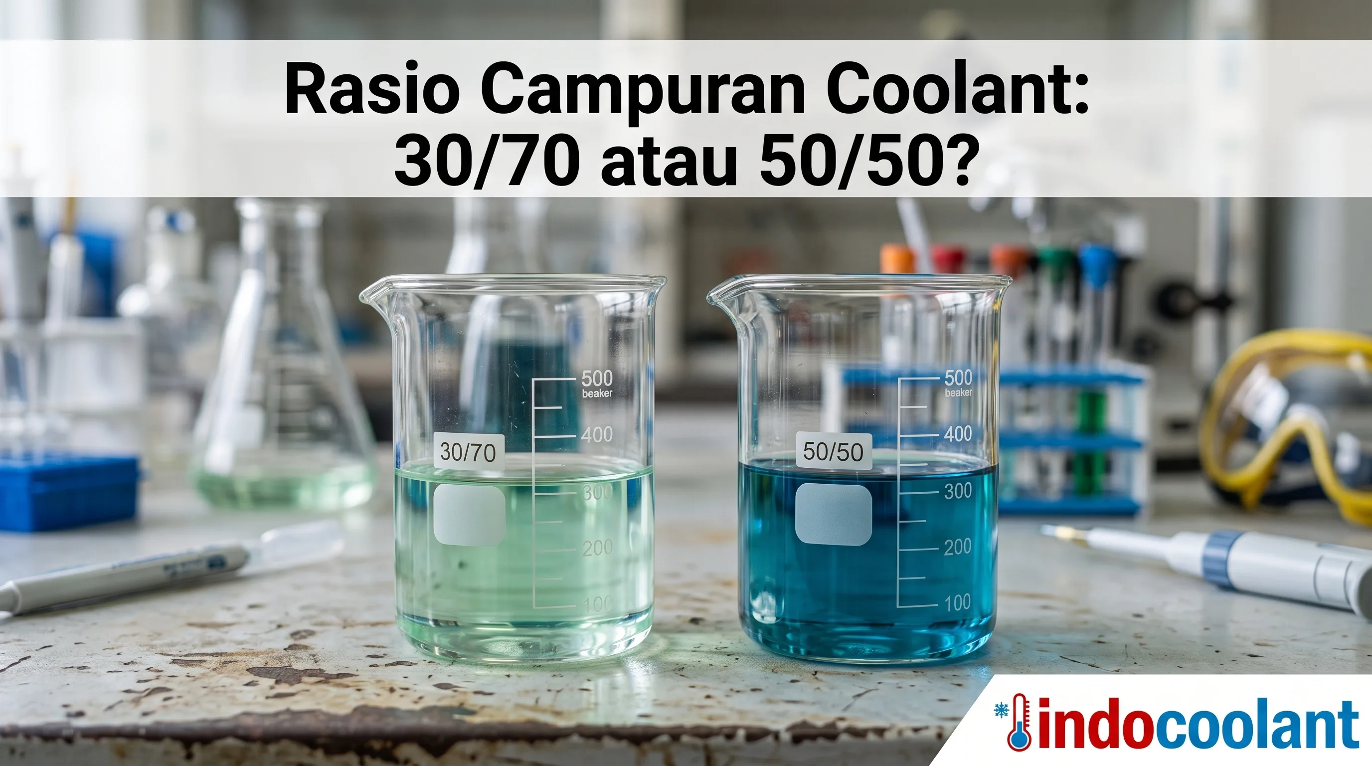 Berapa Rasio Campuran Coolant yang Tepat: 30/70 atau 50/50?