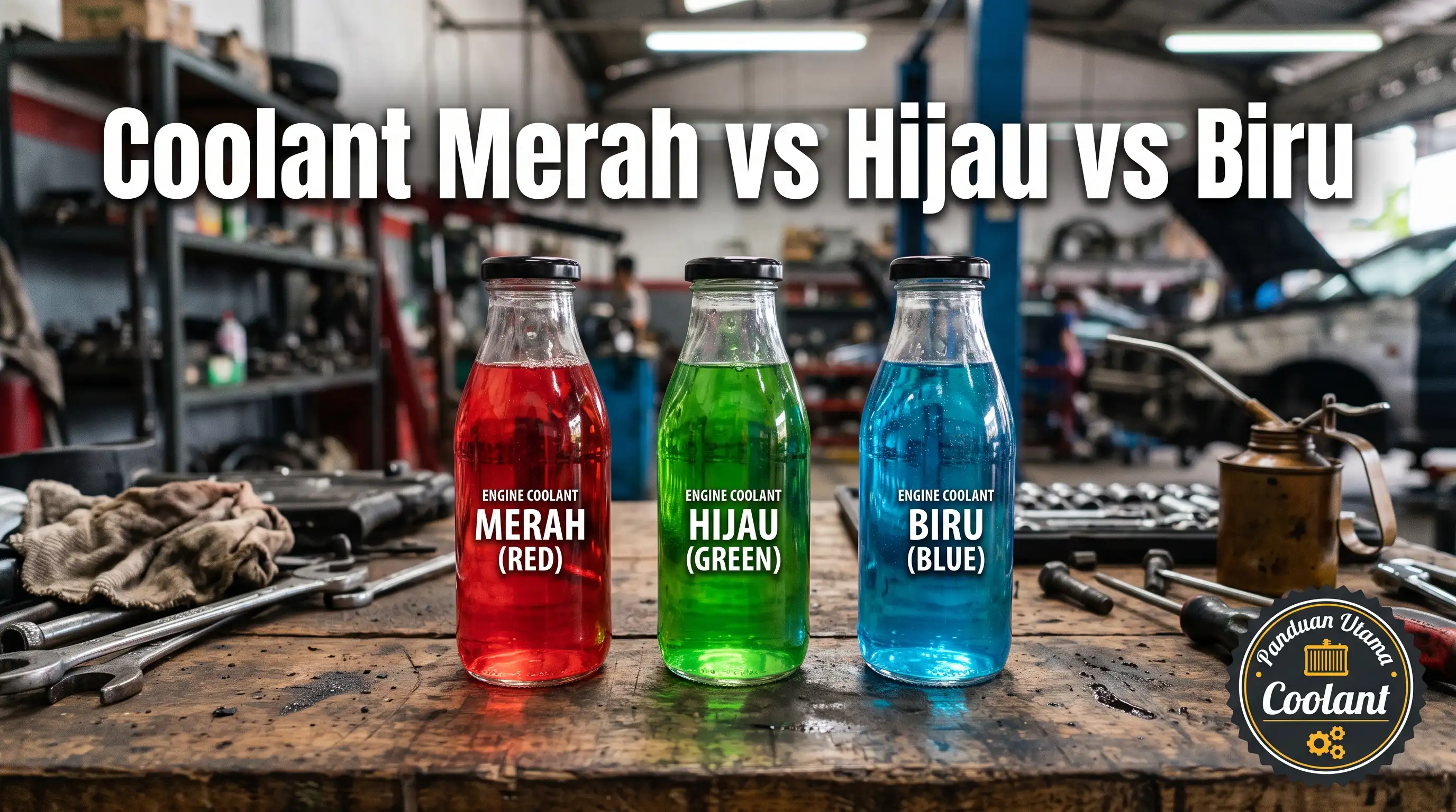 Coolant Merah vs Hijau vs Biru: Apakah Warna Coolant Penting?