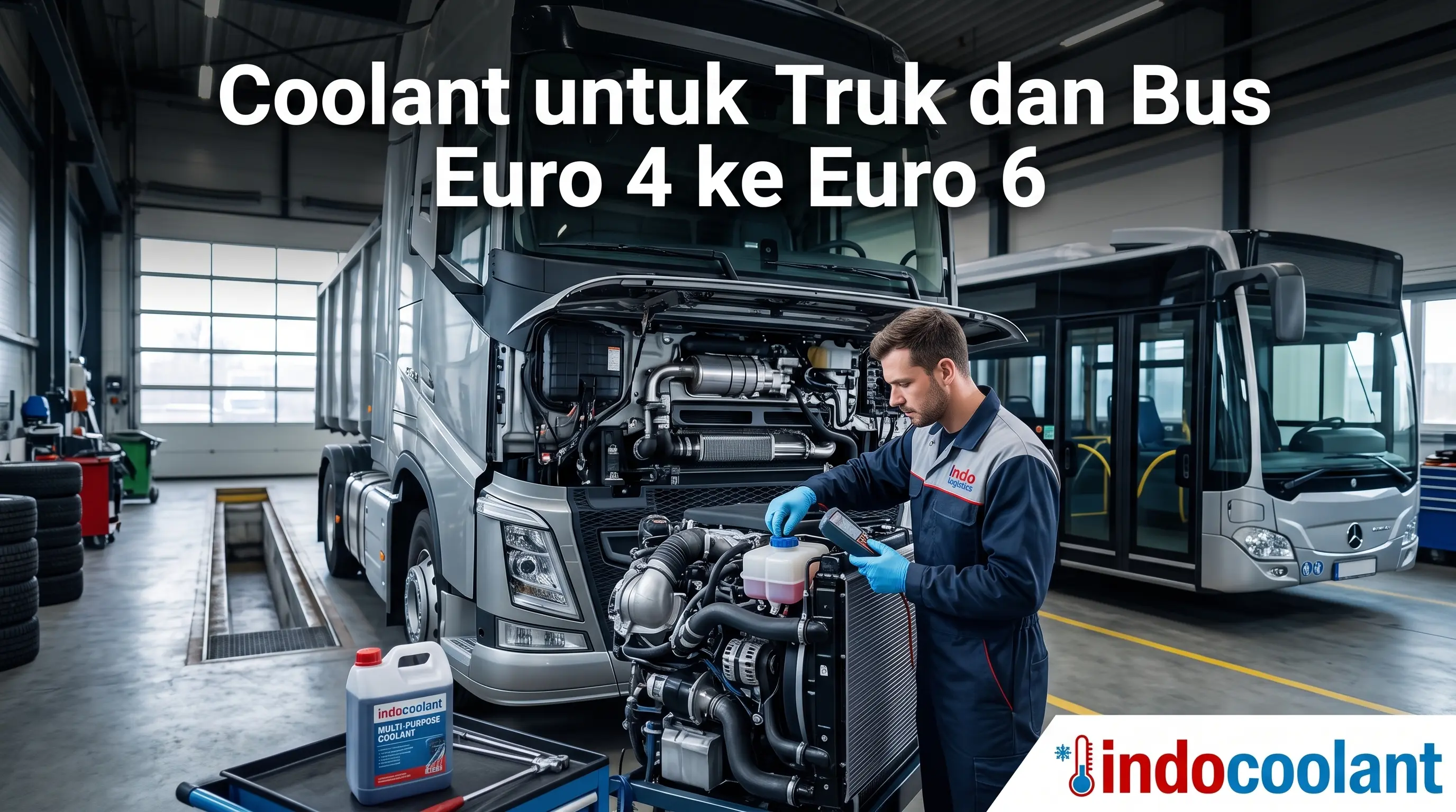 Coolant untuk Truk dan Bus Euro 4 ke Euro 6: Panduan Transisi Armada