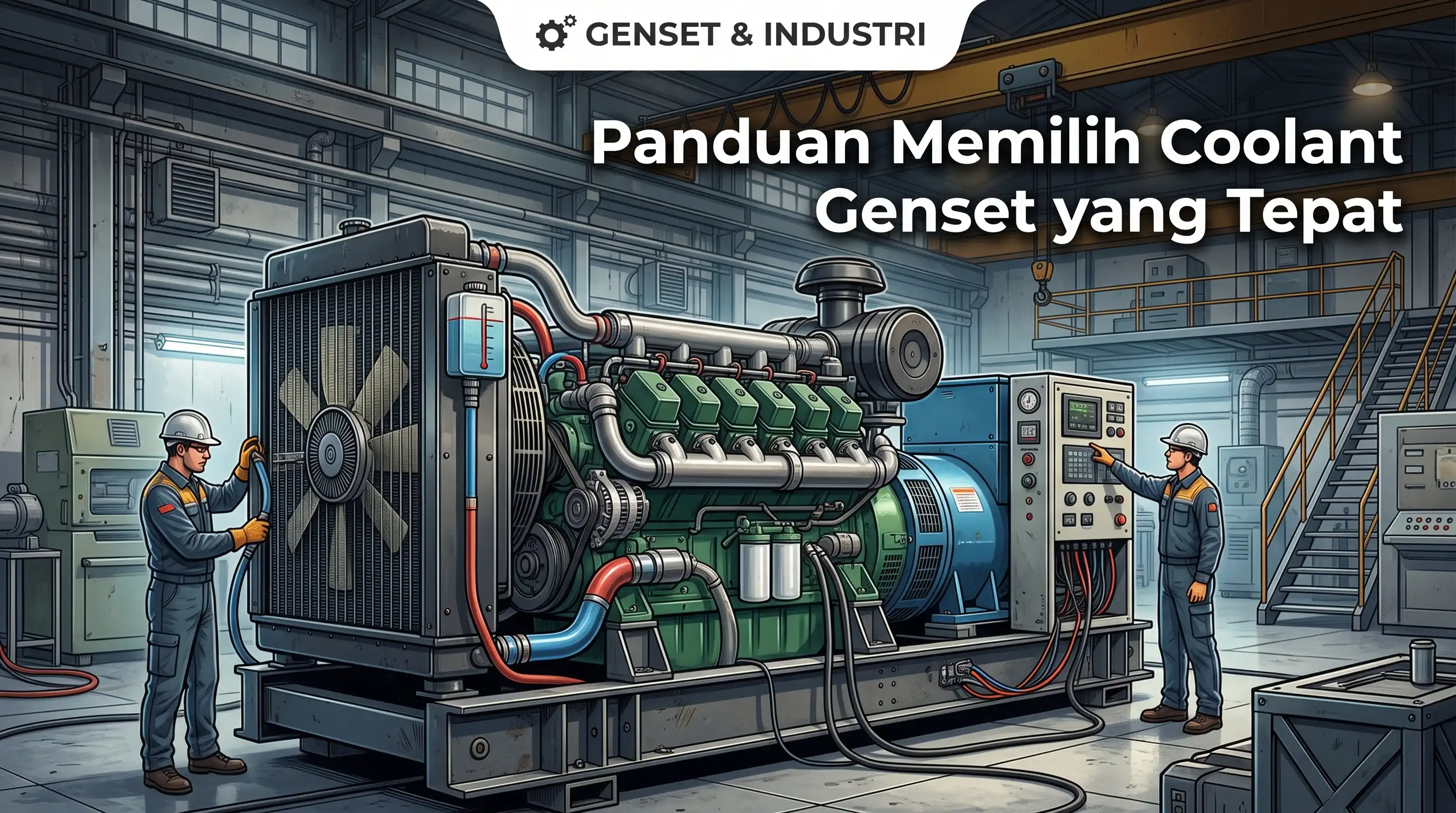 Panduan Memilih Coolant Genset yang Tepat